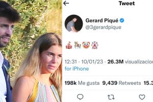 Este fue el mensaje que publicó Gerard Piqué al tiempo en que Shakira estrenó su nueva canción.