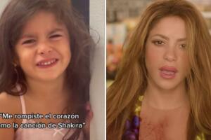 Niña hace berrinche y dice a su mamá que le rompió el corazón "como la canción de Shakira"