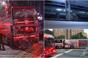 heridos choque buses manhattan nueva york