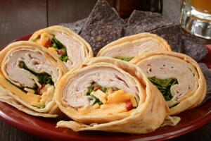Chicken wrap sandwich
