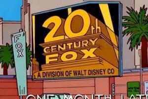 Fox como parte de Disney en un capítulo de Los Simpson
