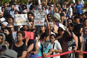 Protesta en India por violación de niña