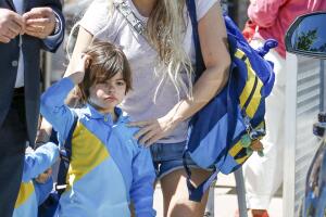 Shakira y su hijo Milan