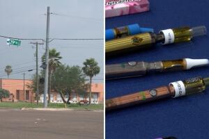 McAllen sobredosis menor vape autobús escolar estudiante hospitalizado policía Texas sustancia investigación