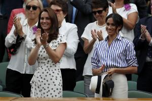 Megha Markle y Kate Middleton en Wimbledon
