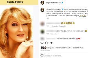 Alejandro Tommasi destacó algunos aspectos que distinguieron a Rosita Pelayo. 