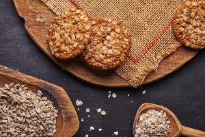 galletas integrales de sésamo