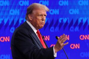 Donald Trump And Joe Biden Participate In First Presidential Debate