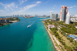 Aerial view of South Miami Beach