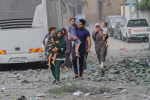 Gaza Comes Under Sustained Bombardment By Israel After Hamas Attacks