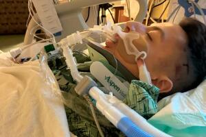 Christian Bedolla se encuentra en la unidad de cuidados intensivos.