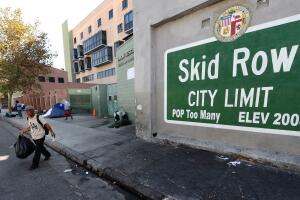 Indigentes Skid Row