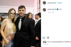 Esta fue la polémica foto que publicó Yair Rodríguez 'El Pantera' con Belinda.