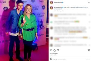 Nicolás y su mamá Erika Buenfil