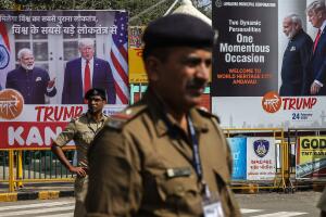 Preparations for US President Donald Trump visit in Ahmedabad