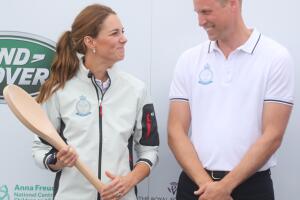 The Duke And Duchess Of Cambridge Take Part In The King's Cup Regatta