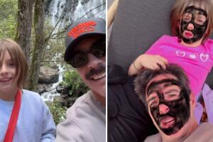 Padre e hija disfrutaron días juntos en medio del luto por la muerte de Gabriela Michel.