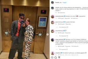 Derek trejo se despide de su madre