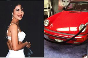 Selena y su auto
