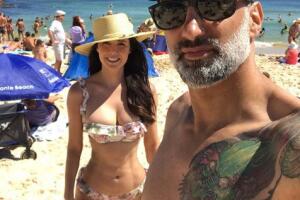 Marlene Favela y su esposo