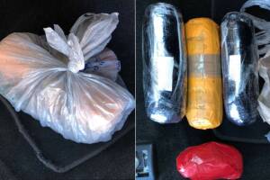 Paquetes de heroína encontrados durante una parada de tráfico en Payson