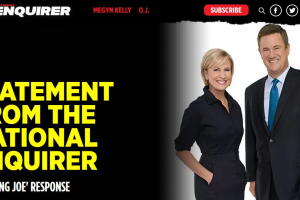 Captura de pantalla del National Enquirer