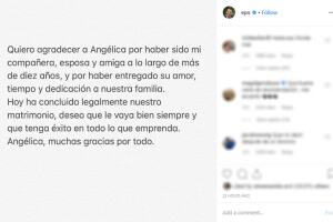 Mensaje Enrique Peña Nieto divorcio Angélica Rivera 2 de mayo 2019