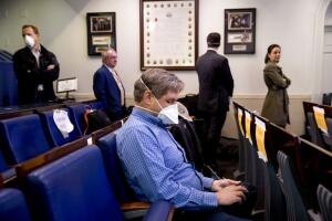 CORONAVIRUS-CASA BLANCA-PRENSA