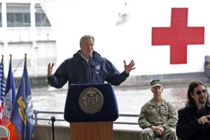 Bill de Blasio, John B. Mustin
