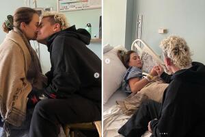 Mau Montaner y su esposa Sara Escobedo, en el labor de parto en espera de Apolo.jpg