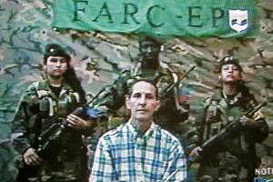 Video grab from a tape supposedly record