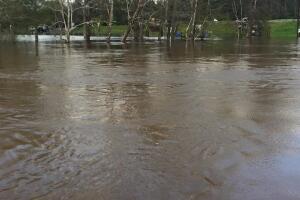 Deweyville, Texas se encuentra bajo el agua