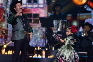 Nathalie y Diego Schoening en la tercera gala de Mi Famoso y Yo