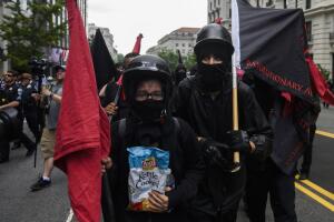 Alt-Right Groups Hold "Demand Free Speech" Rally