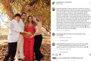 Gregorio Pernía volverá a ser papá a sus 54 años