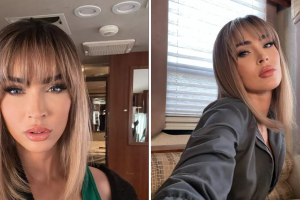 Megan Fox se cambió de look