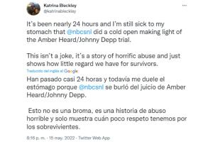 Reacciones a la parodia de SNL por el juicio de Johnny Depp vs Amber Heard