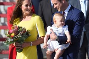 Príncipe William y príncipe George