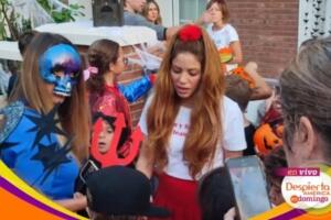 Así apareció Shakira disfrazada en una fiesta de Halloween.