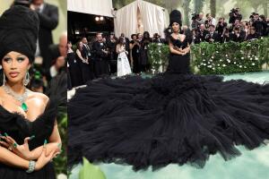 Cardi B en la Met Gala 2024.
