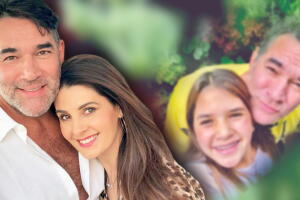 Julia, la hija menor de Eduardo Santamarina y Mayrín Villanueva, ya tiene 11 años y es igualita a su papá