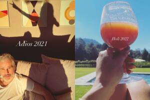 Juan Pablo Medina apareció en esta foto que publicó su novia Paulina Dávila.