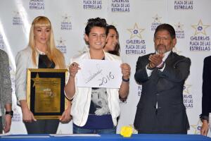 Emilio Osorio plasmó sus huellas