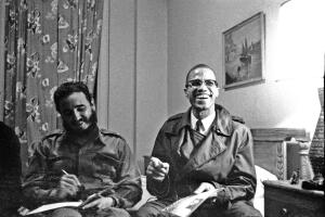 Fidel Castro y Malcolm X