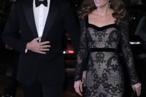 The Duke And Duchess Of Cambridge Attend The Royal Variety Performance