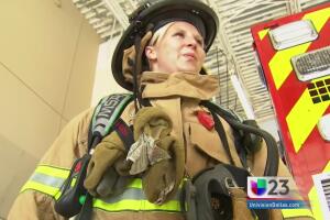 Mujer bombero