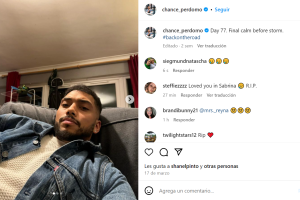 Antes de morir, Chance Perdomo publicó misterioso mensaje
