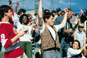 Ferris Bueller em jogo de beisebol