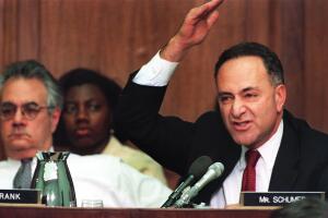 Representaive-elect Charles Schumer (D- NY) argues
