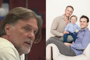René Strickler se conmueve casi hasta las lágrimas al revelar qué le pidió a su hijo cuando se casó con otro hombre 